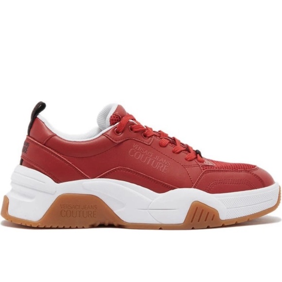 Versace Jeans Couture Fondo Fire 1 Red Men's Sneakers - Picture 6 of 9